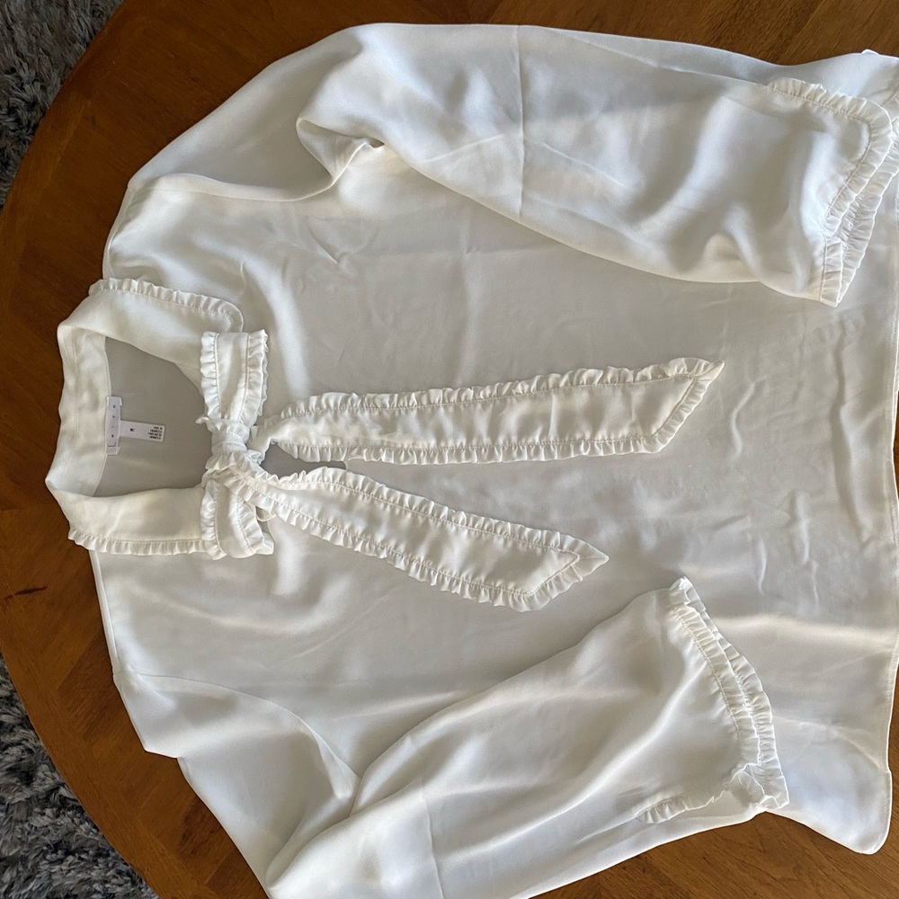 Leith white off white blouse